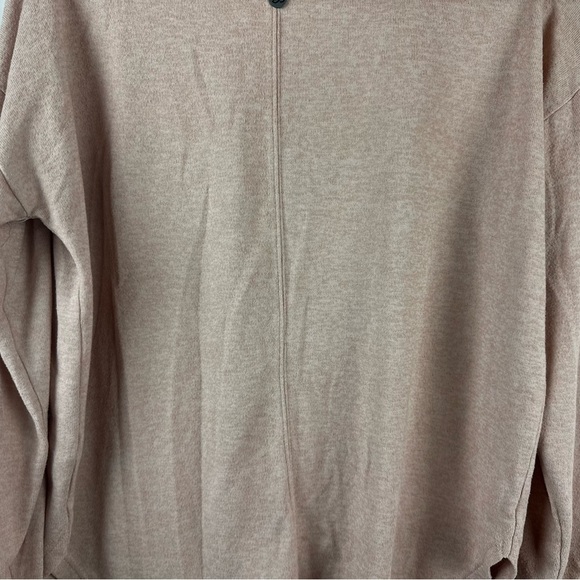 Prana Pink Cowl Neck Sweater Soft Knit Pullover - Picture 8 of 10